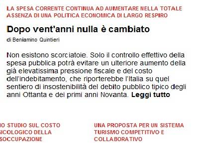 Se Italia futura resta 
la sola che critica ancora 
la manovra del governo