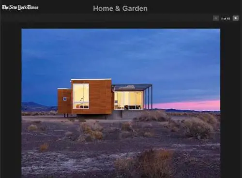 Ecco la villa di Rondolino nel deserto del Nevada 
Vive nella casa atterrata nella Valle della Morte