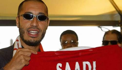 Nella sua squadra il figlio di Gheddafi, Saadi 
voleva soltanto compagni "senza nome"