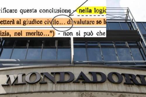 Mondadori, esposto di Fininvest: 
"Tagli e sconcertanti omissioni"