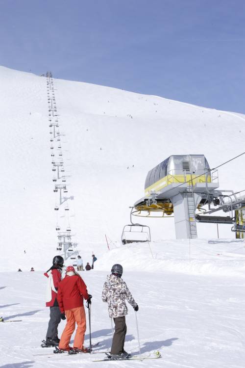 Nell'area sciistica Valles-Maranza 44 km di piste per tutti