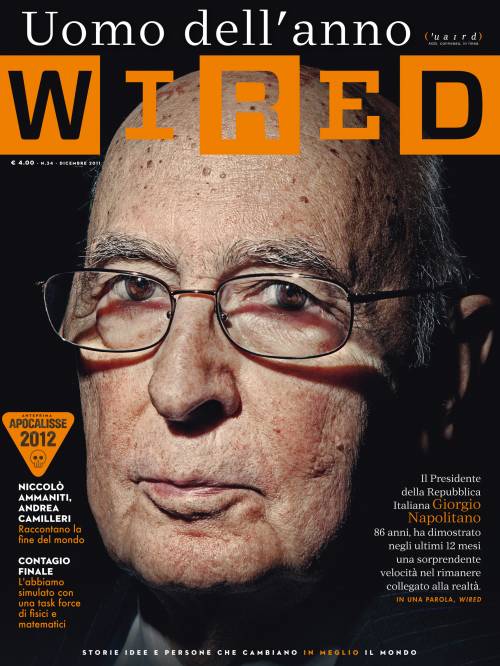 L'uomo dell'anno? Per la rivista Wired è Giorgio Napolitano