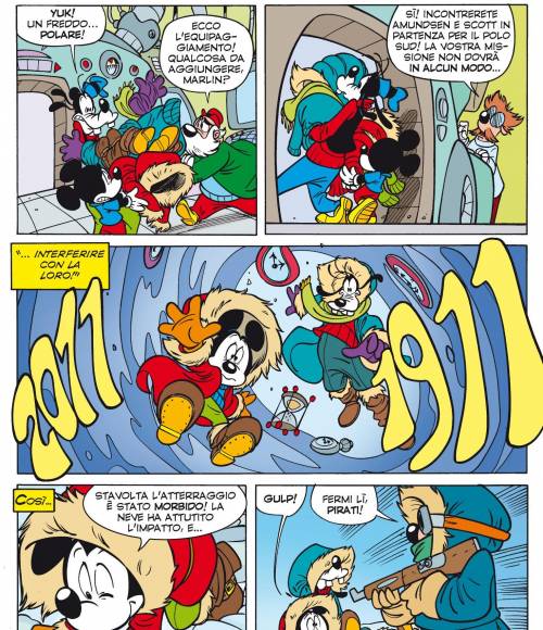 Topolino alla scoperta del Polo Sud
