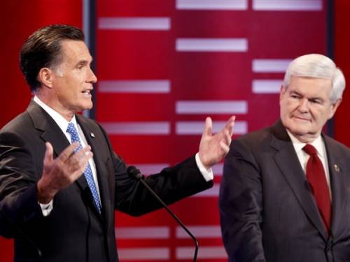 Braccio di ferro Romney-Gingrich