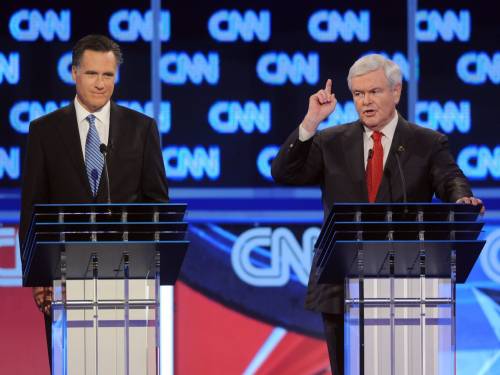 South Carolina, Gingrich domina il dibattito. Romney in difficoltà sulle tasse