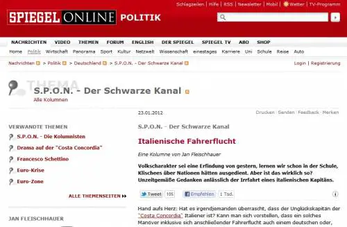 E il Der Spiegel fa infuriare l'ambasciatore a Berlino