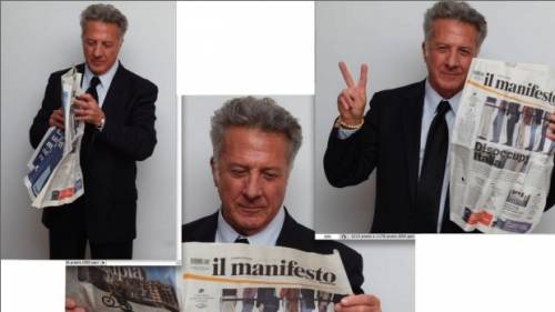 Il Manifesto ha fan insospettabili Lo legge anche Dustin Hoffman