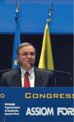 Visco striglia le banche: "Aprite i rubinetti  o l’economia soffoca"