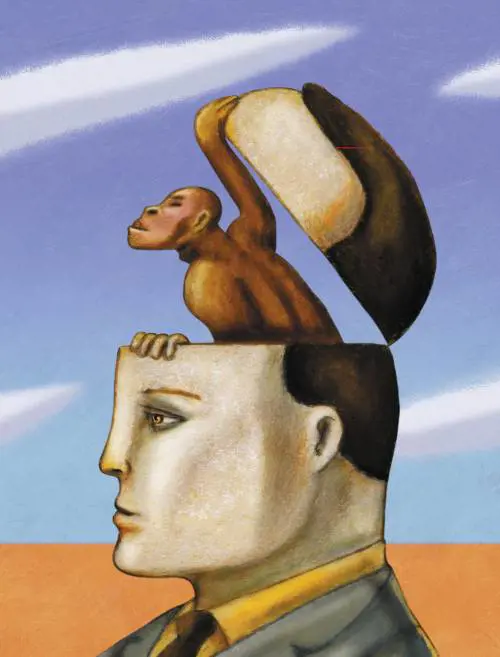 Alle scimmie manca la parola  A noi umani manca il silenzio