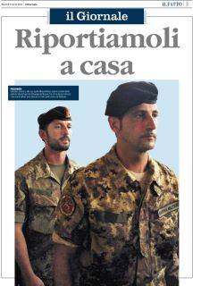 Grazie ai lettori del Giornale: 5700 mail per aiutare i marò Inviaci le foto del tuo poster