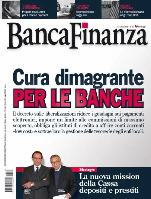 Arriva la dieta in banca
