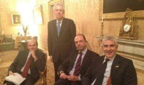 Vertice maggioranza, Monti: "Lavoro? Sciolti tutti i nodi"