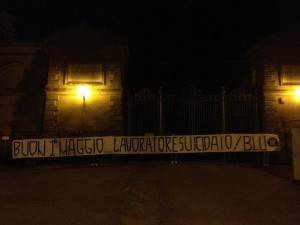 Casapound "choc": "Buon Primo maggio lavoratori suicidati"