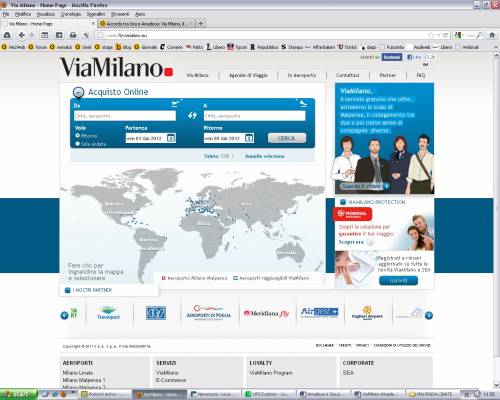 Accordo tra Sea e Amadeus: Via Milano, il servizio voli web arriva in agenzia di viaggio