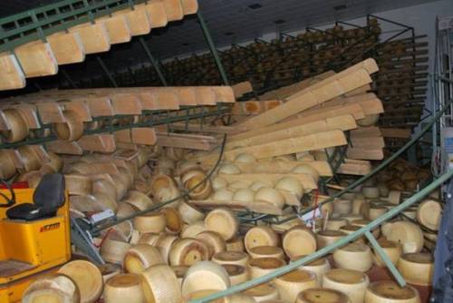 Terremoto, è possibile acquistare il Parmigiano "solidale"