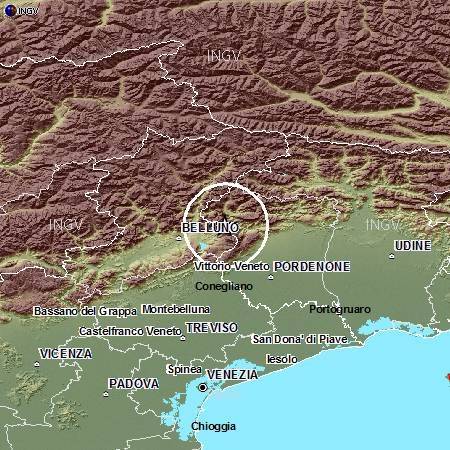 Tremano Veneto e Friuli Scossa di magnitudo 4.5