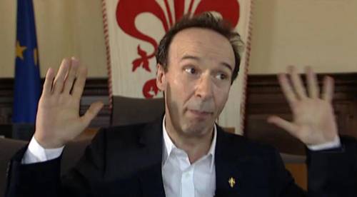 Ora Benigni si ravvede e condanna la Merkel: "Punizione all'inferno"