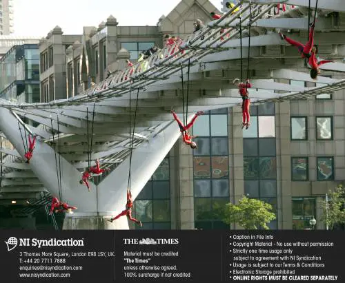 La danza sui monumenti per i Giochi di Londra