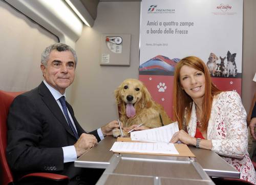Animali anche sul Frecciarossa. Esulta la Brambilla