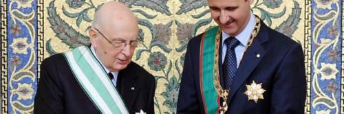 Assad indegno anche per Palazzo Chigi: via l'onorificenza