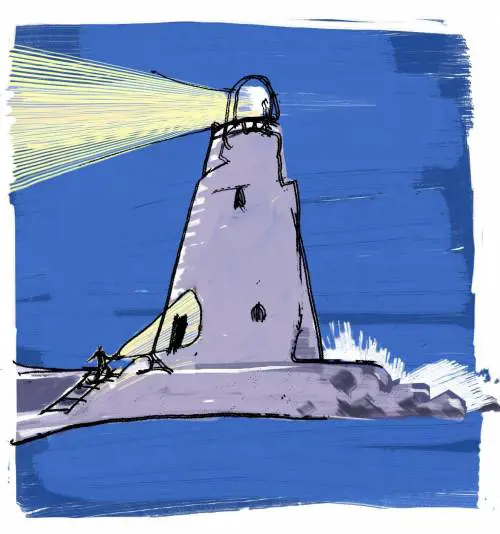Gita notturna al faro (con pistola)