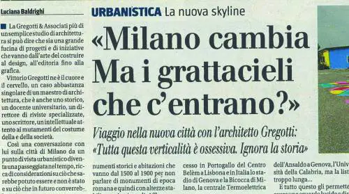 Daverio: «I grattacieli sono belli Quelli degli italiani anche di più»