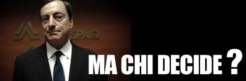 Draghi: "Ci vuole un vero controllo sui bilanci nazionali"