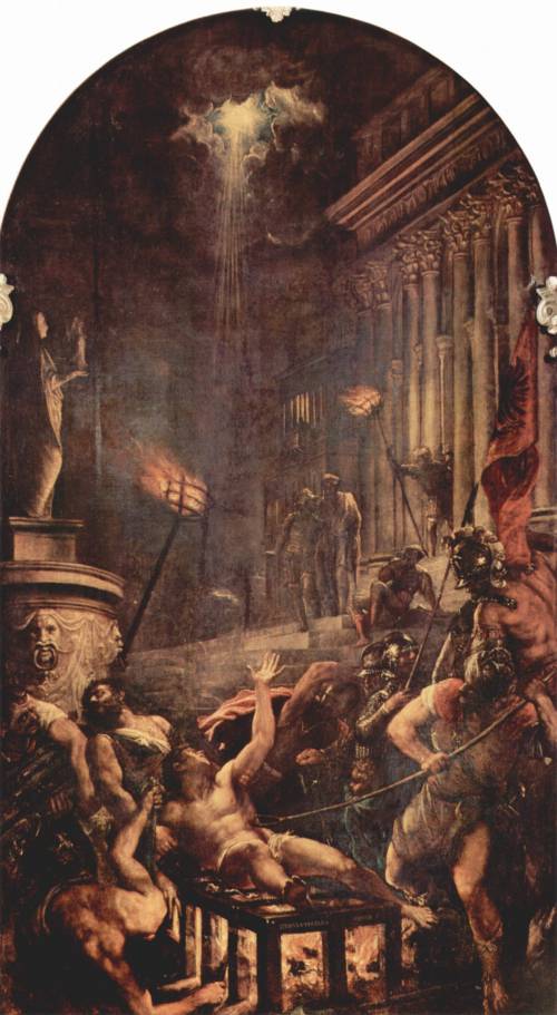 Il "Martirio di San Lorenzo" di Tiziano