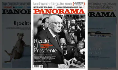 Il numero di "Panorama" che svela le intercettazioni su Napolitano