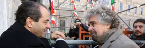 Di Pietro a Grillo: "Se vai da solo, ti fregano"