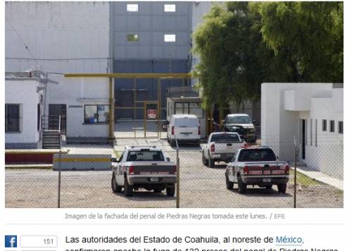 Il carcere di Piedras Negras (tratta dal sito di El Pais)