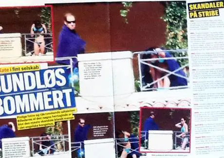 Le foto di Kate senza slip