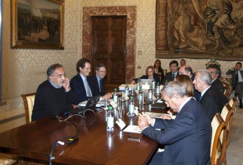 Marchionne rassicura Monti: "La Fiat resta in Italia"