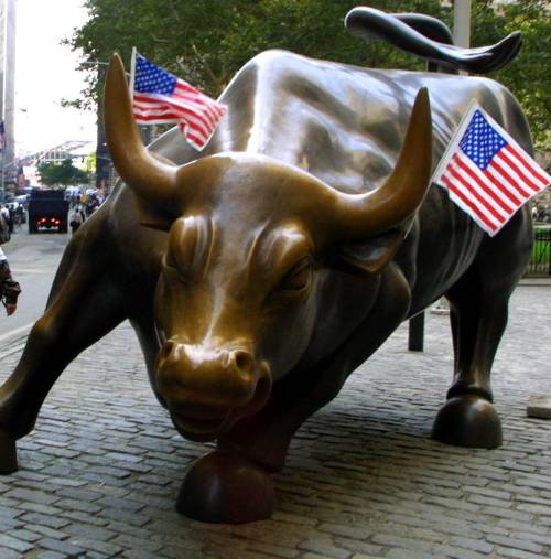 Il toro, simbolo di Wall Street