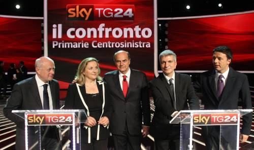 I cinque candidati alle primarie del centrosinistra