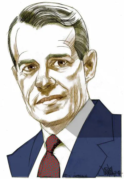 Carlo Cipolla (1922-2000) visto da Dariush Radpour