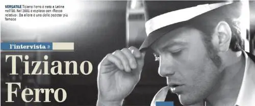 Tiziano Ferro: "Lo swing rende giovani"