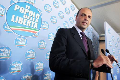 Il segretario del Pdl Angelino Alfano