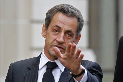 L'ex presidente della Francia Nicolas Sarkozy