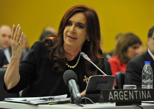 La "presidenta" Cristina Fernandez de Kirchner