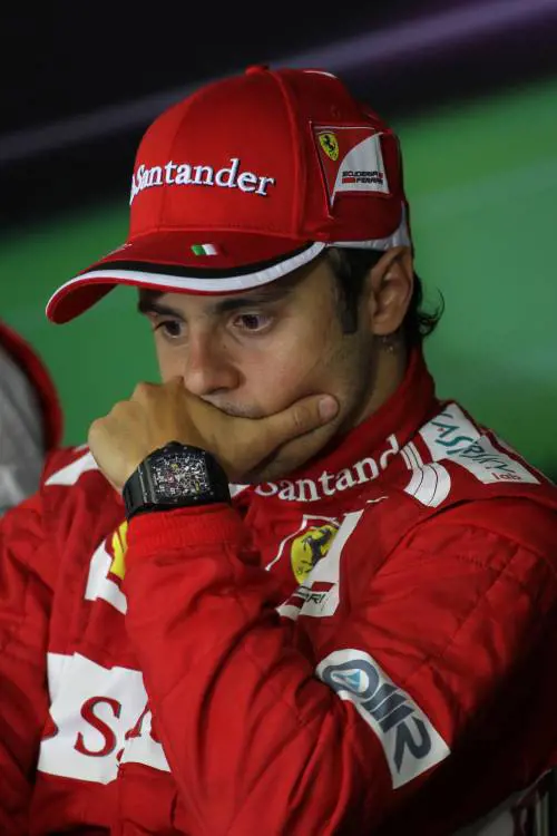 Il pilota brasiliano della Ferrari, Felipe Massa