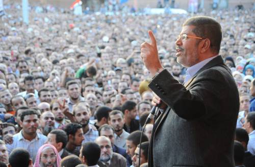 Il presidente egiziano Mohammed Morsi