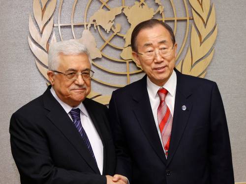 Mahmoud Abbas, leader palestinese. Cerca il riconoscimento di Stato osservatore non membro