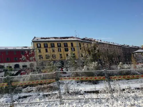 Milano innevata