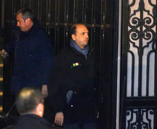 Angelino Alfano, al termine del vertice del Pdl a Milano