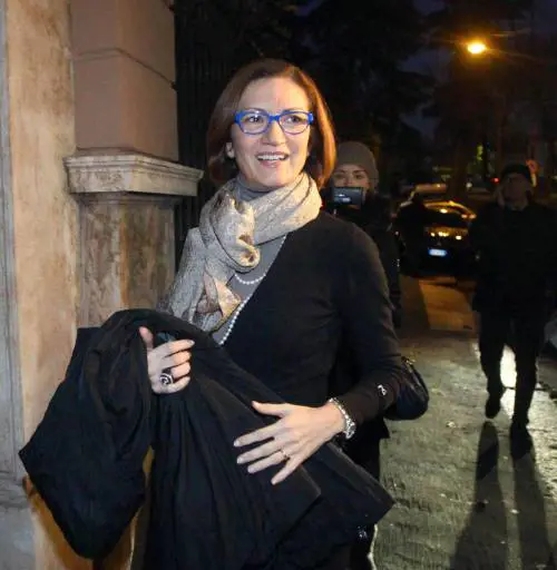 Mariastella Gelmini alla riunione del Pdl