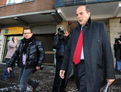 Il segretario nazionale del Partito democratico Pierluigi Bersani