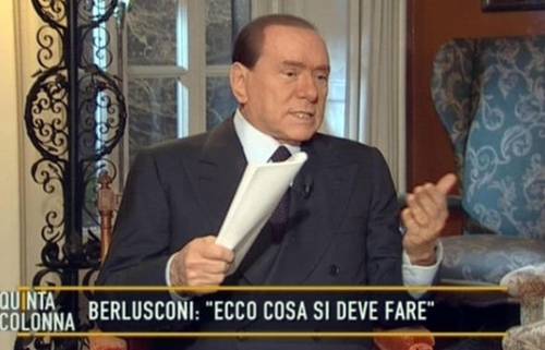 Le misure anti casta del Cav: due mandati, metà stipendio