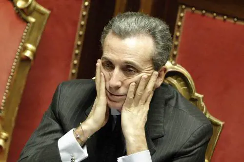 Il ministro dell'Economia Vittorio Grilli in Senato