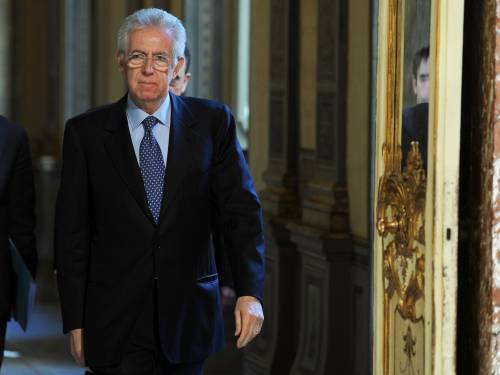 Il presidente del Consiglio Mario Monti 